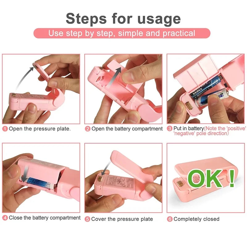 Mini Heat Bag Seal Machine – Thermal Plastic Food Bag Sealer