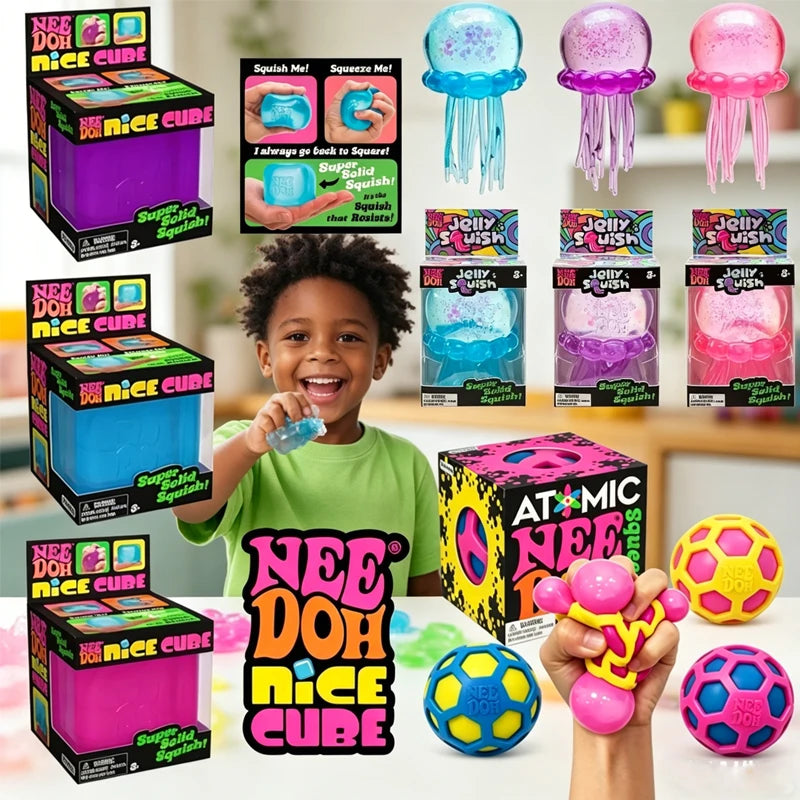 NeeDoh Atomic Stress Relief Ball – Squishy Blind Box Party Gift