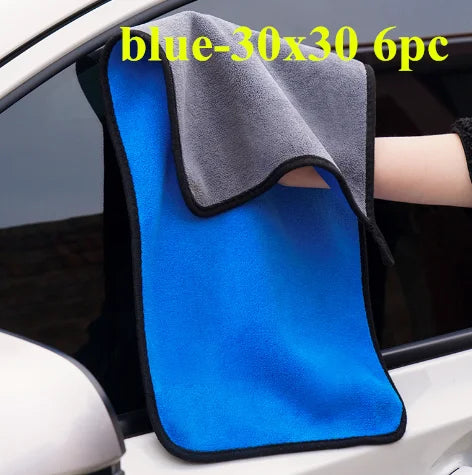 Microfiber Car Cleaning Towel – Thickened Soft Drying Cloth (1-10 Pack)