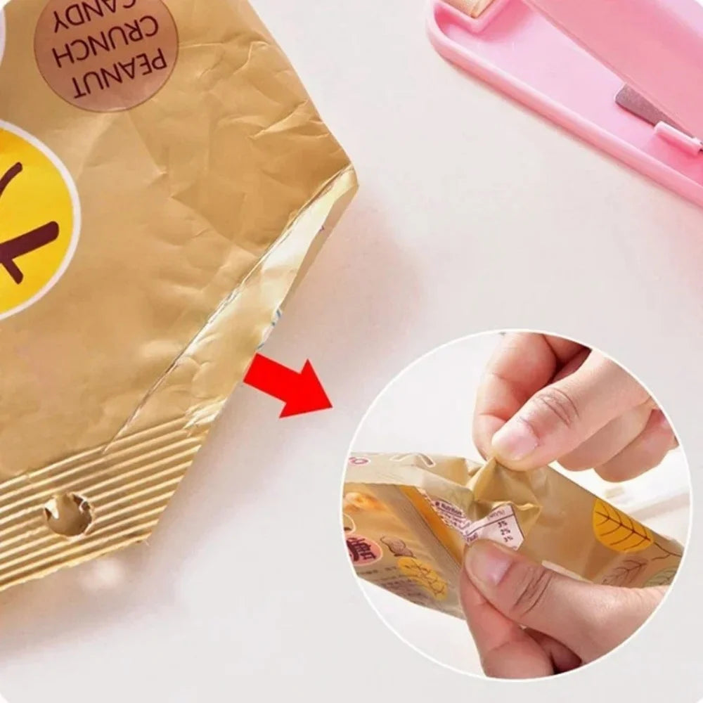 Portable Mini Heat Bag Sealing Machine – Reusable Food Bag Closure