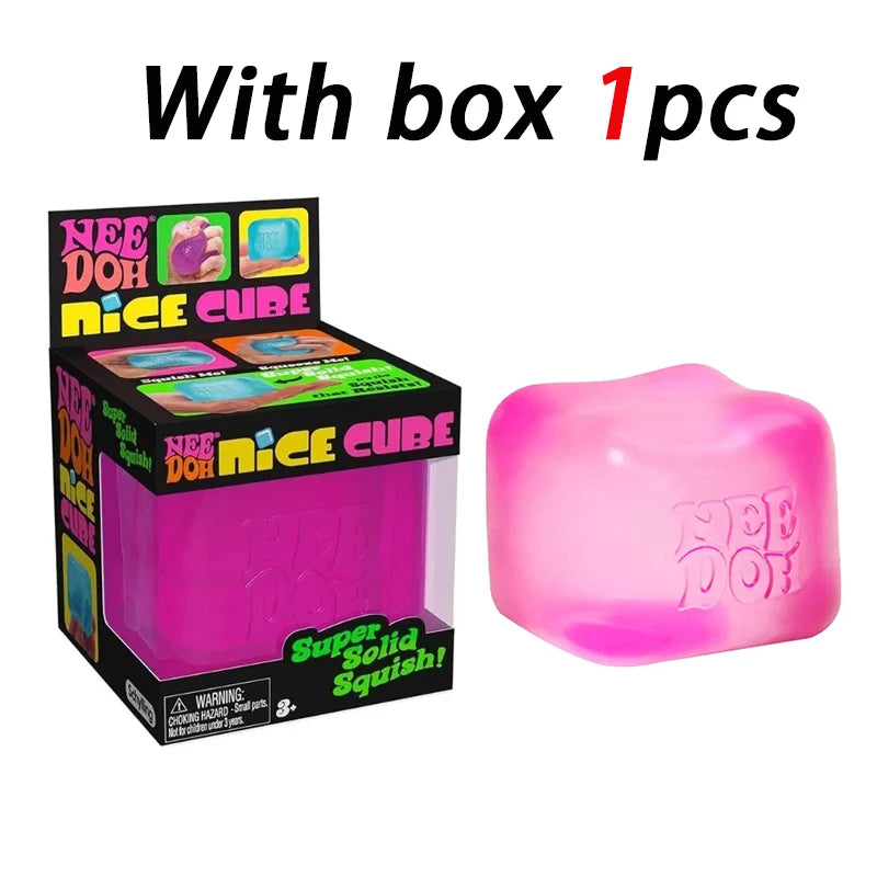 Schylling NeeDoh Nice Cube Sensory Stress Relief Squeeze Toy