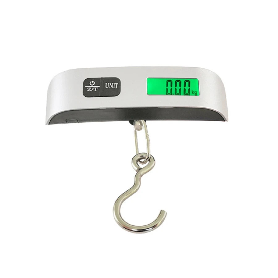 Digital Hanging Luggage Scale – LCD Display, 110lb/50kg Travel Bag Weigher