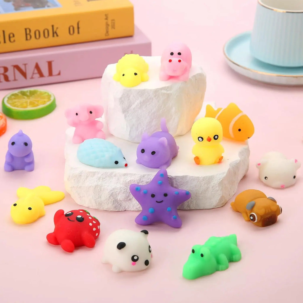 30-Pack Kawaii Squishy Toys – Party Favors & Sensory Stress Relief Set