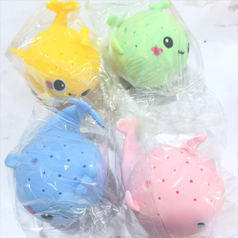 Whale Squishy Stress Relief Bath Toy for Kids
