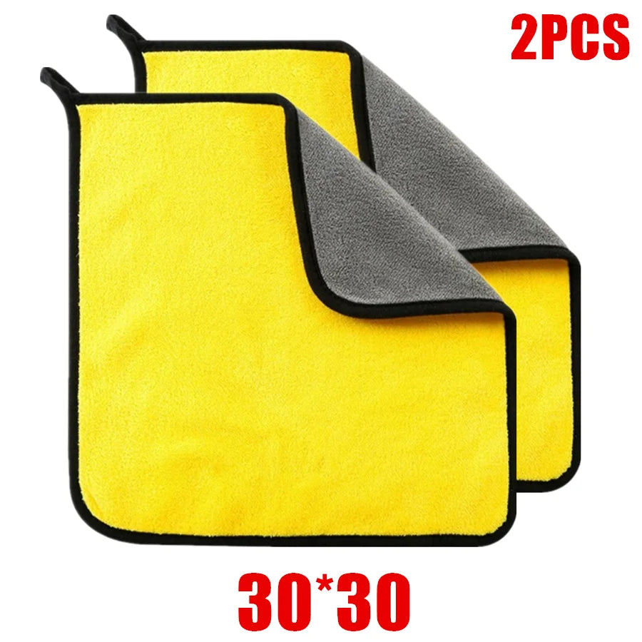 Microfiber Car Cleaning Towel – Thickened Soft Drying Cloth (1-10 Pack)