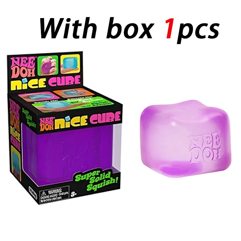 Schylling NeeDoh Nice Cube Sensory Stress Relief Squeeze Toy