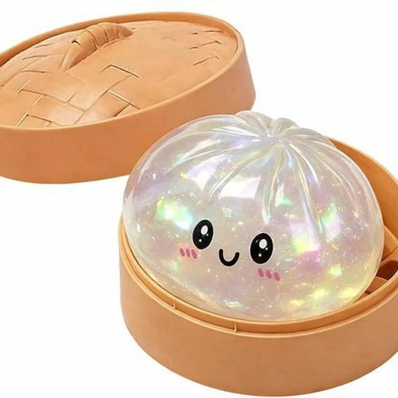 Glitter Dumpling Squishy Stress Relief Sensory Squeeze Toy