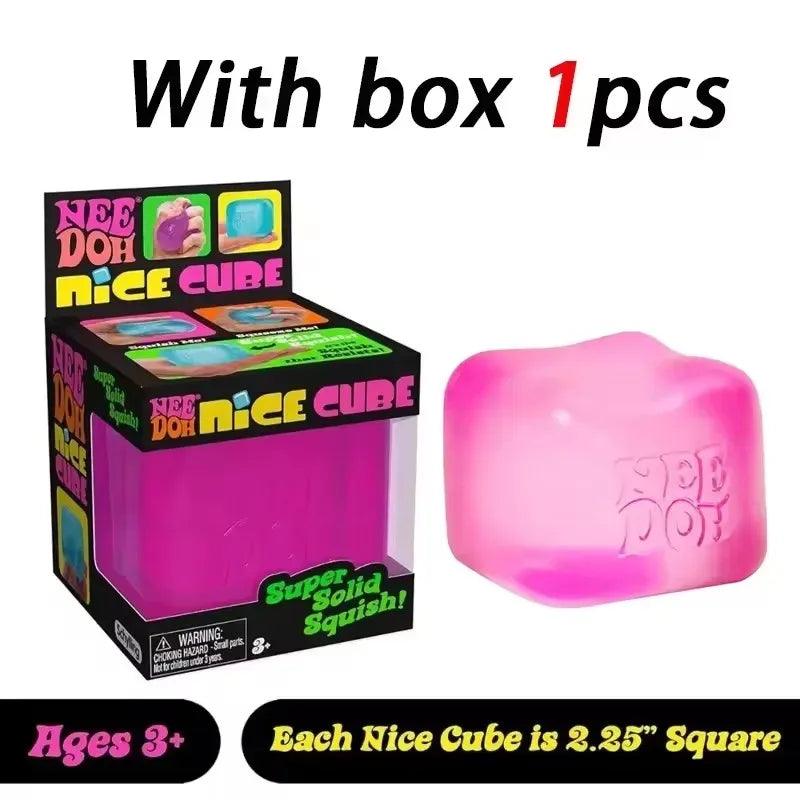 NeeDoh Nice Cube Sensory Stress Relief Squeeze Toy