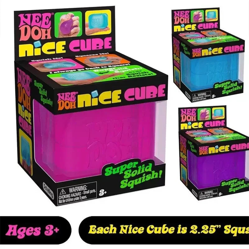 Schylling NeeDoh Nice Cube Sensory Stress Relief Squeeze Toy