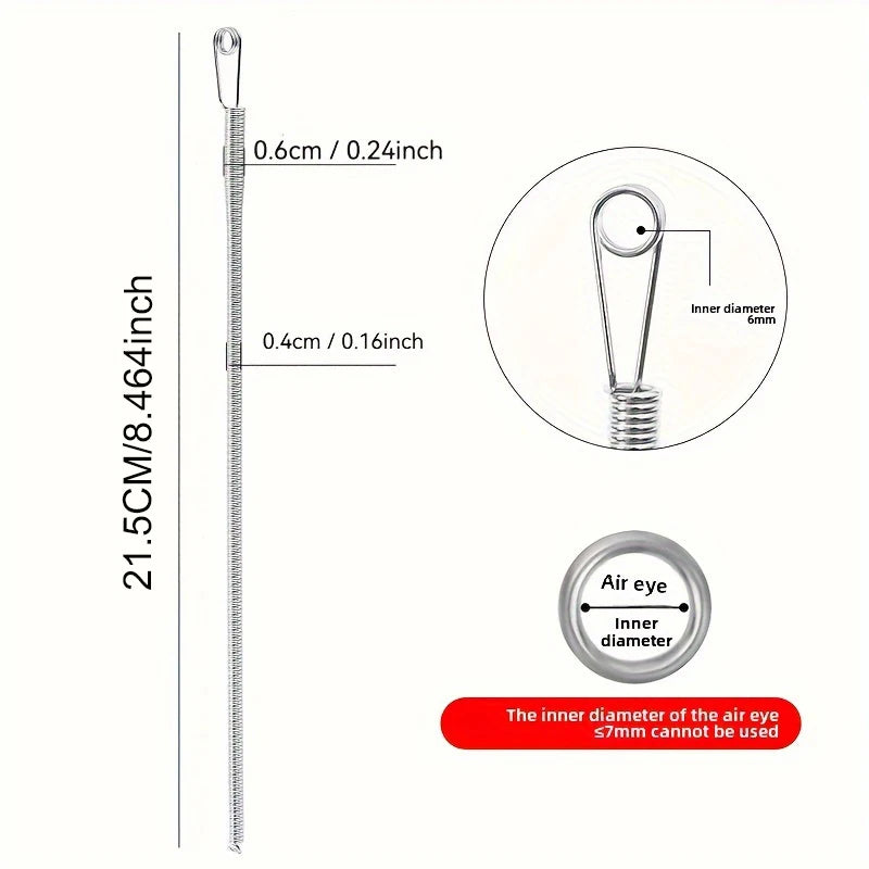 Bendable Spring Drawstring Threader Clip – DIY Sewing Elastic Band Tool