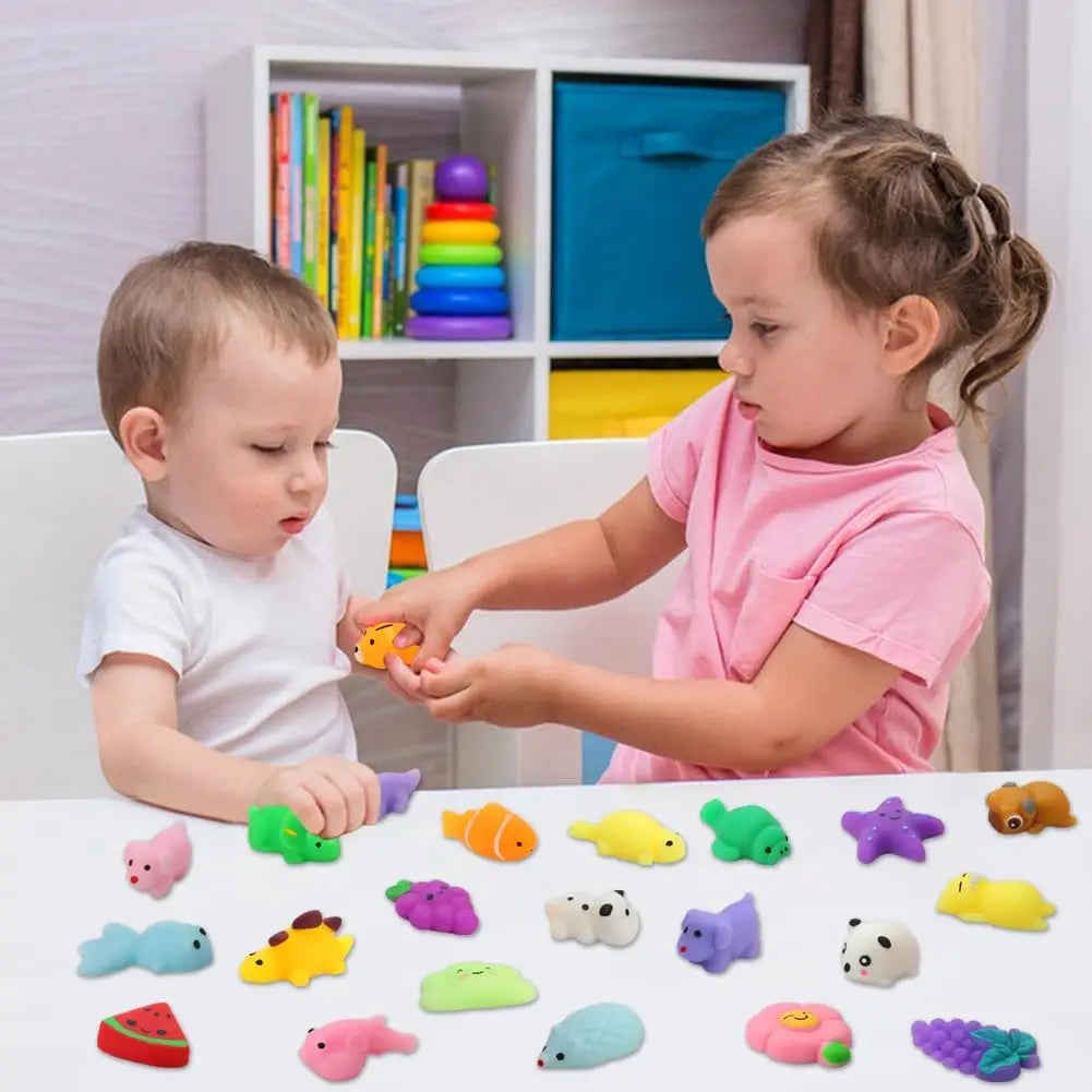 30-Pack Kawaii Squishy Toys – Party Favors & Sensory Stress Relief Set