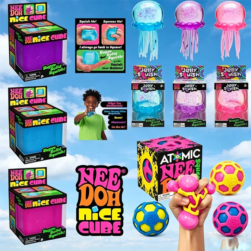 NeeDoh Nice Cube Sensory Stress Relief Squeeze Toy