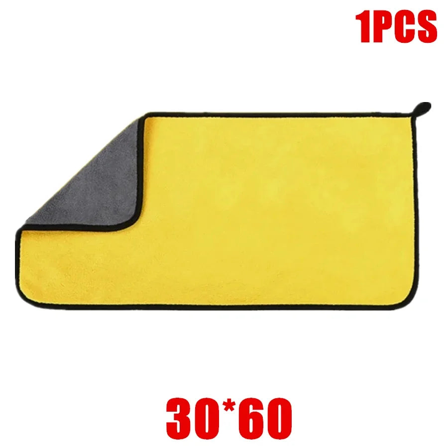 Microfiber Car Cleaning Towel – Thickened Soft Drying Cloth (1-10 Pack)