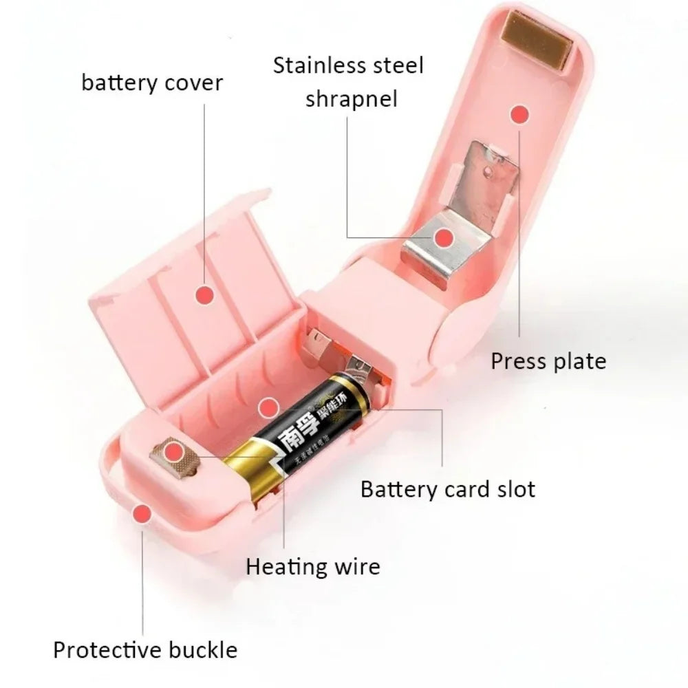 Portable Mini Heat Bag Sealing Machine – Reusable Food Bag Closure