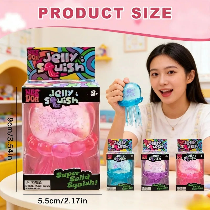 NeeDoh Jellyfish Octopus Squishy Sensory Squeeze Toy