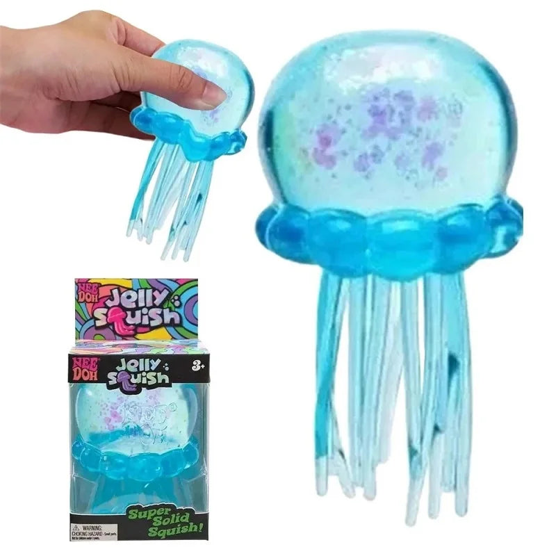 NeeDoh Jellyfish Octopus Squishy Sensory Squeeze Toy